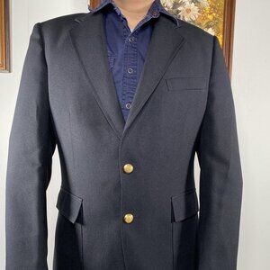 Southport by Anderson Little Two Button Blazer Top Men's "42" Black Dressy USA
